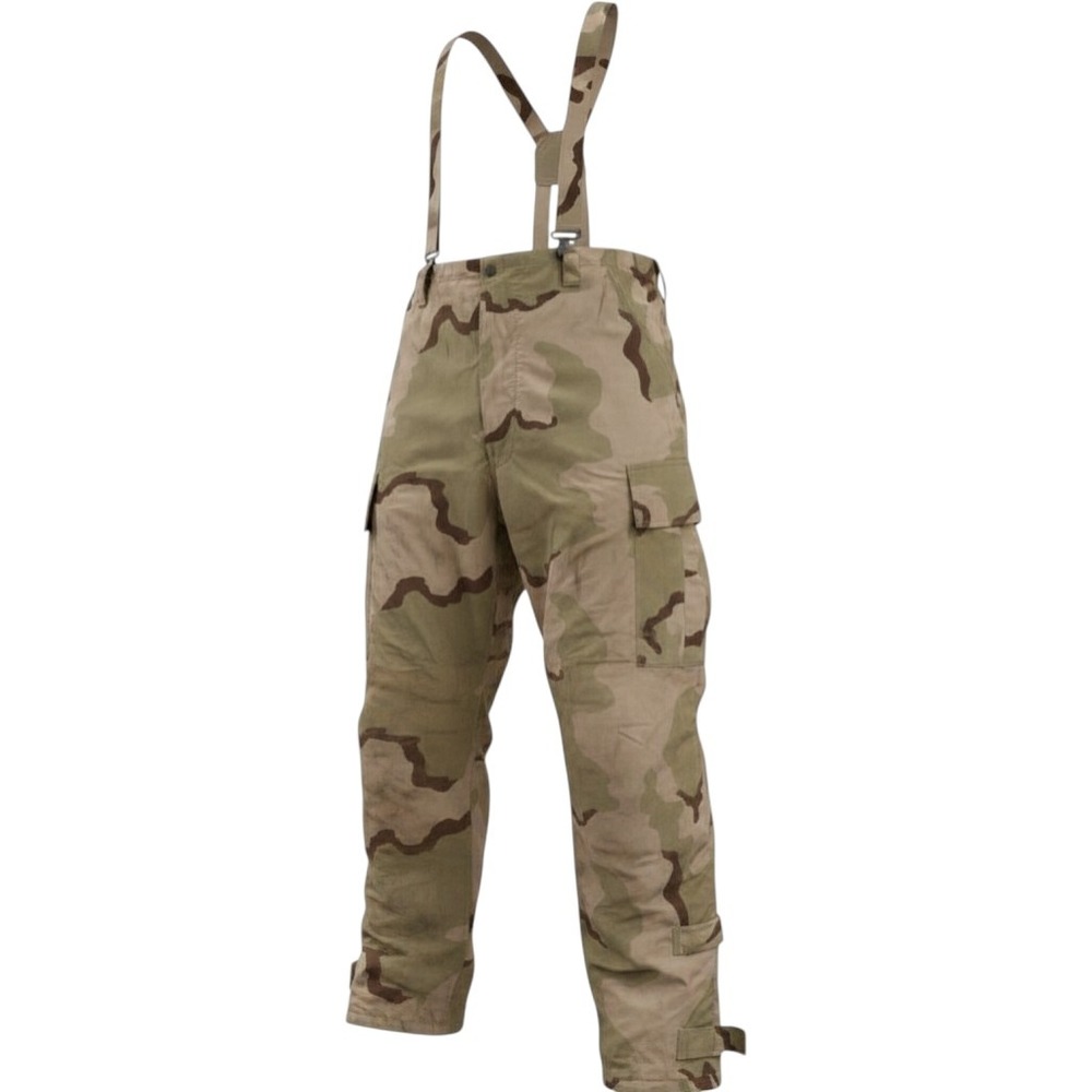 US Military Desert Camo Chemical Protective Overgarment Pants Large Long Hunting